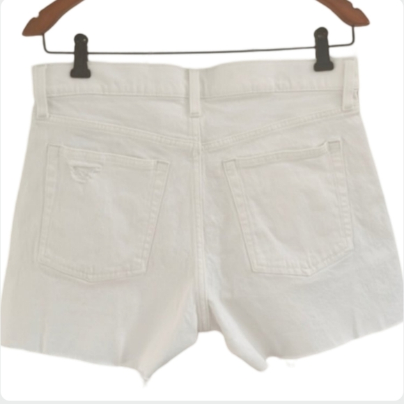 GAP White Cheeky High Rise Denim Shorts NWT 29 Tall - Picture 11 of 13